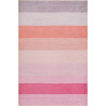 Tapis de chambre en polyester rayé design rose Clifton Esprit