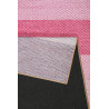 Tapis de chambre en polyester rayé design rose Clifton Esprit