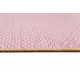 Tapis de chambre en polyester rayé design rose Clifton Esprit