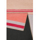 Tapis de salon gris rayé moderne Cleft Esprit