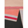 Tapis de salon gris rayé moderne Cleft Esprit