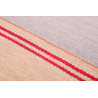 Tapis de salon gris rayé moderne Cleft Esprit