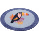 Tapis rond enfant en polyester Toucan Esprit