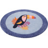 Tapis rond enfant en polyester Toucan Esprit