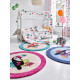 Tapis rond enfant en polyester Toucan Esprit