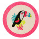 Tapis rond enfant en polyester Toucan Esprit