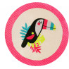 Tapis rond enfant en polyester Toucan Esprit