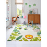 Tapis enfant rectangle animal beige Safari Esprit