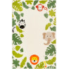 Tapis enfant rectangle animal beige Safari Esprit