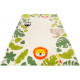 Tapis enfant rectangle animal beige Safari Esprit