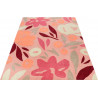 Tapis floral en polyester design Flower Capsul Esprit