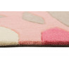 Tapis floral en polyester design Flower Capsul Esprit