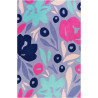 Tapis floral en polyester design Flower Capsul Esprit