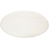 Tapis à longues mèches rond uni City Glam Esprit