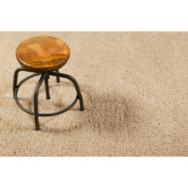 Tapis uni rectangle à longues mèches Live Nature Esprit