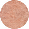 Tapis uni rond à longues mèches Live Nature Esprit