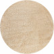 Tapis uni rond à longues mèches Live Nature Esprit