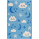 Tapis enfant à courtes mèches en Polyester LaLeLu Smart Kids