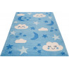 Tapis enfant à courtes mèches en Polyester LaLeLu Smart Kids