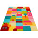 Tapis multicolore pour chambre enfant Poppy Town Smart Kids