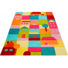 Tapis multicolore pour chambre enfant Poppy Town Smart Kids