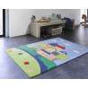 Tapis multicolore enfant rectangle Villa Villakulla Smart Kids