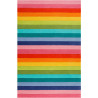 Tapis enfant rayure multicolore Rainbow Stripes Smart Kids