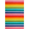 Tapis enfant rayure multicolore Rainbow Stripes Smart Kids