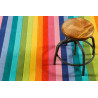 Tapis enfant rayure multicolore Rainbow Stripes Smart Kids