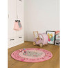 Tapis pour fille rose Lotti Queen Smart Kids