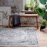 Tapis vintage gris avec franges SoHo Touch Wecon Home