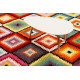 Tapis géométrique design multicolore Remix Kelim Wecon Home