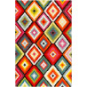Tapis géométrique design multicolore Remix Kelim Wecon Home