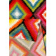 Tapis géométrique design multicolore Remix Kelim Wecon Home