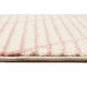 Tapis moderne graphique rose Velvet Walk Wecon Home