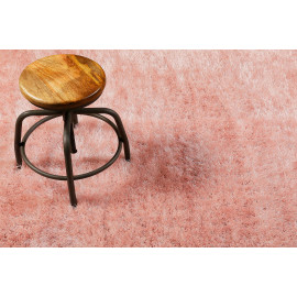 Tapis rectangle à longues mèches uni Shiny Touch Wecon Home