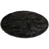 Tapis rond à longues mèches uni Shiny Touch Wecon Home