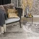 Tapis taupe moderne pour salon Gladys