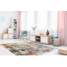 Tapis design multicolore lavable en machine Cosenza