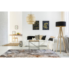 Tapis lavable en machine moderne multicolore Asti