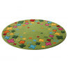 Tapis rond pour enfant vert Bloom Field par Esprit Home