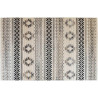 Tapis ivoire ethnique avec franges berbère Molfetta