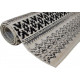 Tapis ivoire ethnique avec franges berbère Molfetta