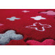 Tapis rond pour enfant rouge Bloom Field par Esprit Home