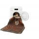 Tapis en laine marron ethnique lavable en machine Bracelet