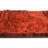 Tapis de salon marron en laine lavable en machine ethnique Naranguru