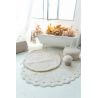 Tapis oval enfant lavable en machine en coton Pinecone