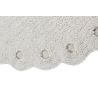 Tapis oval enfant lavable en machine en coton Pinecone