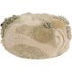 Pouf crème enfant en coton Mossy Rock