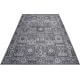 Tapis vintage anthracite pour salon Fresh Bachtiar